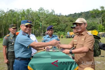 Danlantamal II tutup TMMD ke 102 di Tapteng