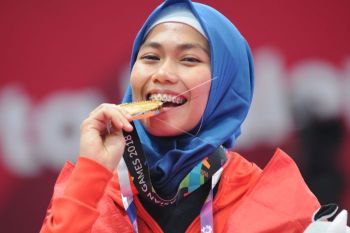 Asian Games - Peraih emas Indonesia mengaku bangga ditonton Presiden