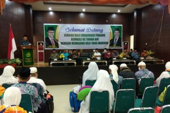 Debarkasi Padang pulangkan 1.571 haji