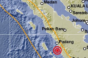 Gempa bumi berkuatan 5,2 skala richter guncang Mentawai, empat kali hari ini