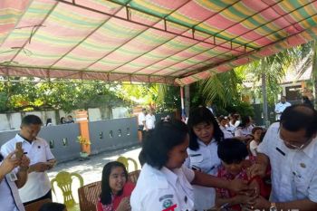 Canangkan Imunisasi campak Sitaro harapkan  bisa jangkau semua anak
