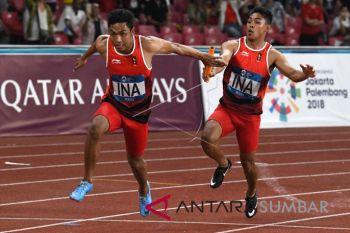 ATLETIK - LARI ESTAFET 4X100M PUTRA INDONESIA DI FINAL