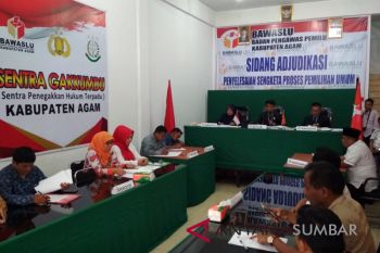 Mediasi gagal, sengketa pemilu di Agam berlanjut ke sidang ajudikasi