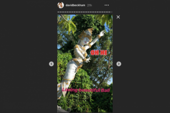 David Beckham dan istri bagikan momen liburan di Bali melalui Instagram