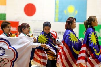 Asian Games  (Boling) - Kontingen Malaysia raih emas trio putri