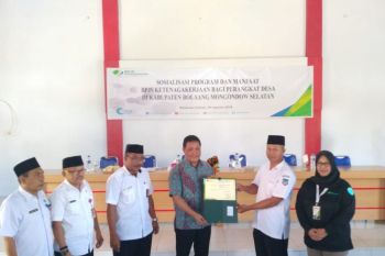 BPJSTK Sosialisasi manfaat jaminan sosial Pemkab Bolsel