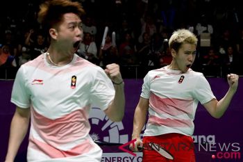 Marcus/Kevin melenggang ke semifinal bulu tangkis Asian Games