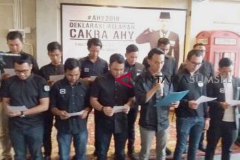 Relawan Cakra Sumsel dukung AHY maju Pilpres