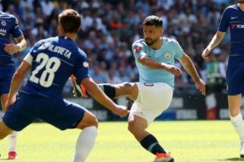 Manchester City angkat Community Shield kelima usai bekuk Chelsea 2-0