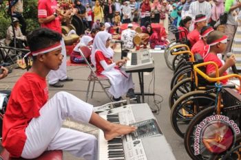 Konser anak-anak difabel disambut meriah penonton