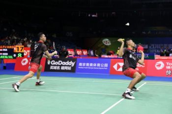 Dikalahkan Takeshi/Keigo, Fajar/Rian angkat koper dari Kejuaraan Dunia