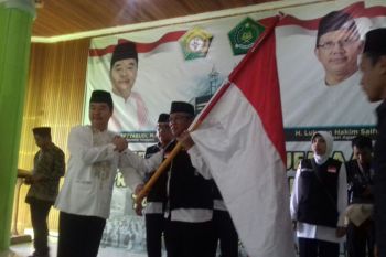 2045 JCH Sultra diberangkatkan ke Makassar