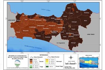 Jateng bagian selatan diprediksi masuki puncak musim kemarau