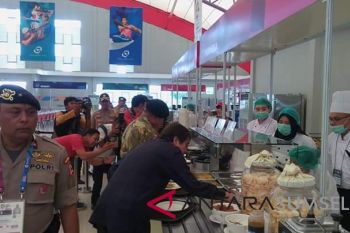 Asian Games (serba-serbi) - Kapolda Sumsel dan Pangdam coba makanan atlet