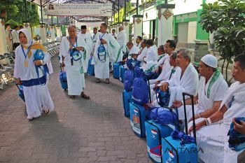 Calhaj terakhir Embarkasi Surakarta diberangkatkan