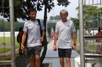 Jelang lawan Taiwan, Timnas U-23 Indonesia latihan tertutup