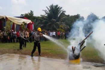 Polsek Singingi Hilir Sosialisasi dan Deklarasi Zero Fire