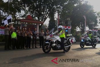HUT Polwan, wanita polisi Banyumas unjuk kekuatan
