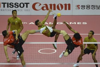 Asian Games - Menantikan tambahan medali dari laga sepak takraw