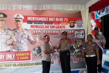Warga bernama "Agus" dapat SIM gratis