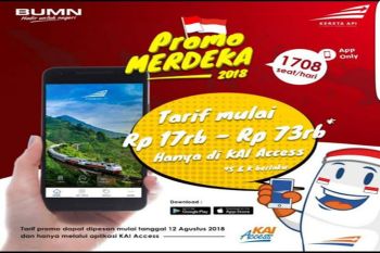 PT KAI hadirkan tarif spesial promo merdeka