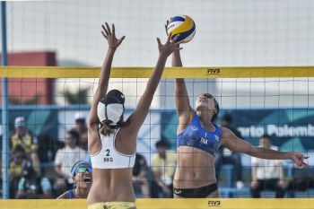 Asian Games (voli pantai) - Tim voli pantai putri Thailand berjaya
