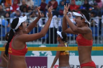 Asian Games - Tim voli pantai putri China rebut medali emas