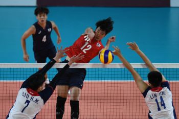 Semi final Voli Putra Asian Games