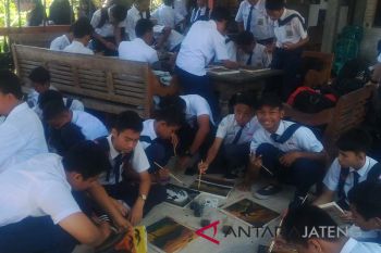 Lokakarya "ecopainting" beri inspirasi siswa cinta lingkungan