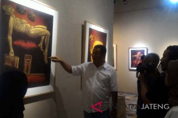 Gunawan pamerkan karya grafis di Borobudur