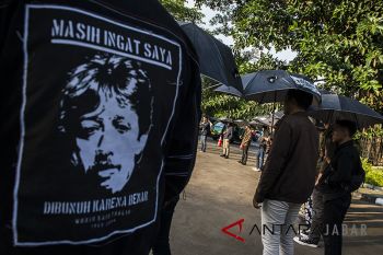 Aksi peringati 14 tahun wafatnya Munir
