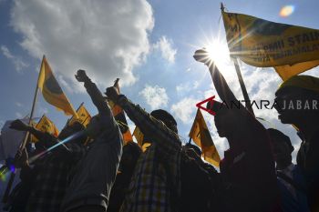 Aksi solidaritas penembakan aktivis PMII