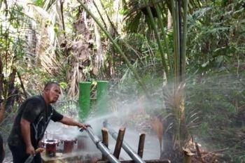 Bank sulteng cabang poso bantu program air bersih