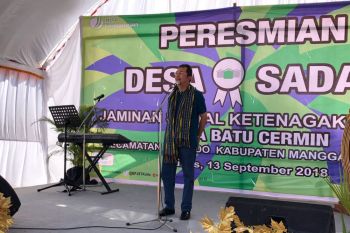 Batu Cermin jadi desa sadar BPJS Ketenagakerjaan
