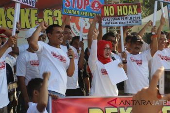 Polres Kudus menggelar Deklarasi Pemilu Damai