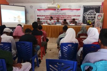 KPU tojo una-una sosialisasi rumah pintar pemilu