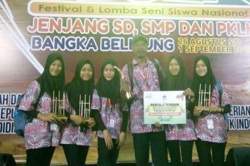 Kalteng raih gelar penyaji terbaik kreativitas musik FLS2N