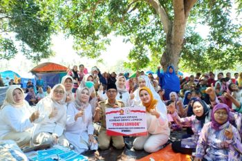 Pindra gotong-royong bantu korban gempa di Lombok