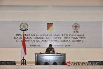 Penataran hukum humaniter Kodam XIII Merdeka berakhir