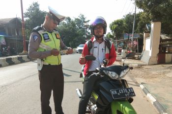 Satlantas Polres Bartim tindak tegas pelanggar lalu lintas