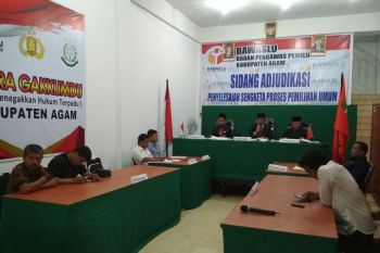 Bawaslu Agam kabulkan 20 permohonan caleg lima partai politik