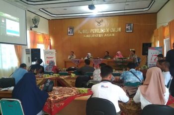 Setelah pencermatan, DPT pemilu di Agam berkurang 234 orang