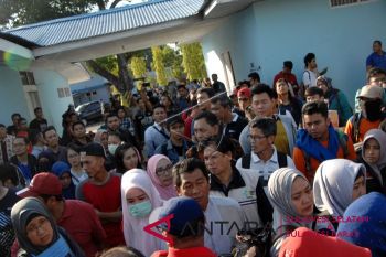 225 pengungsi asal Sulteng tiba di Makassar