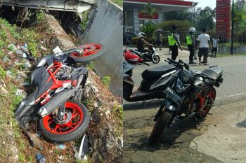 Motor vs mobil akibatkan satu orang tewas