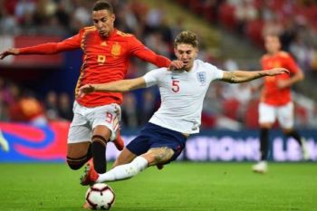 Spanyol menang tipis atas Inggris