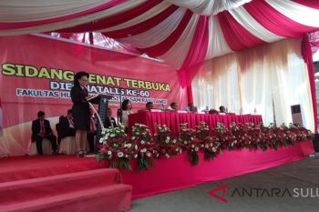 FH Unsrat Sidang Senat Terbuka peringati Dies Natalis ke 60