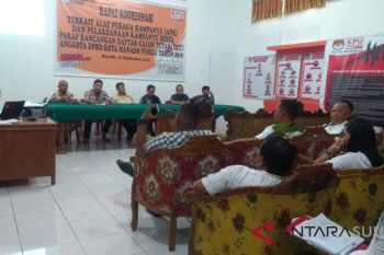 KPU-Bawaslu-Parpol Manado sepakati lokasi pemasangan APK