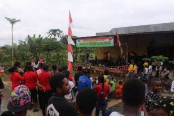 Band Macan Kumbang hibur warga perbatasan RI-PNG