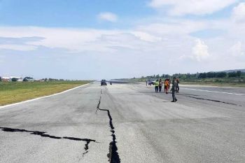 Bandara palu sudah melayani penerbangan pembawa bantuan
