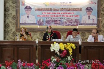 Pelaksanaan imunisasi MR di Waykanan capai 72,1 persen